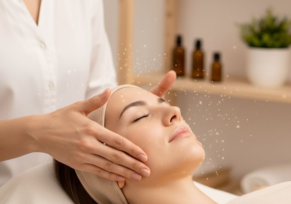 Yoga Facial: Rej uvenecimiento Natural y Masaje Escultor | Korean Head Spa