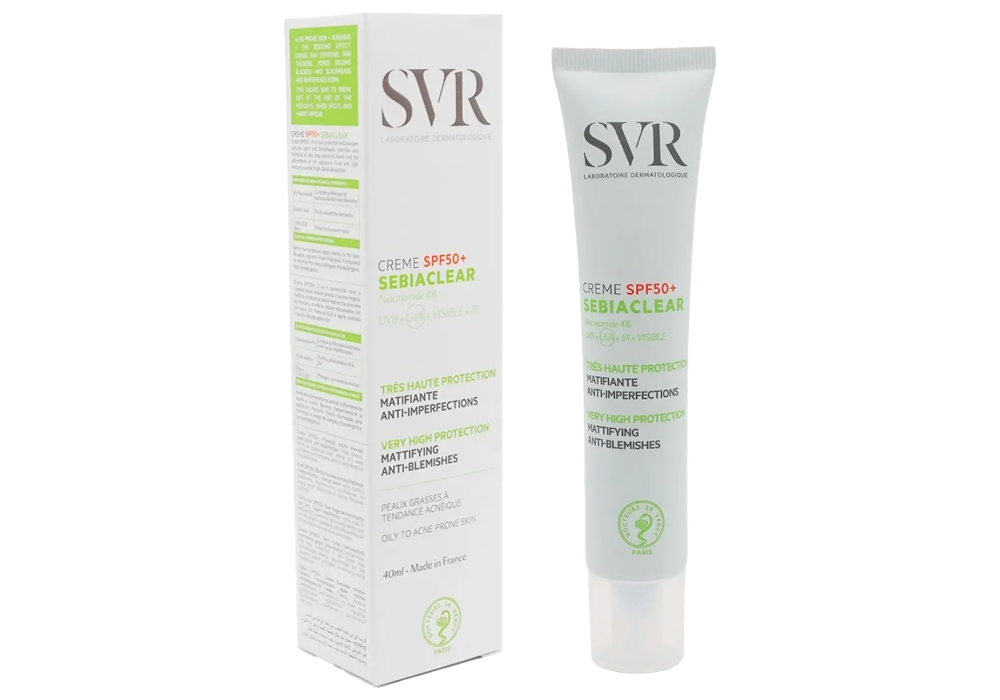 SVR Sebiaclear Crème SPF50+ | Protector Solar Anti-Imperfecciones
