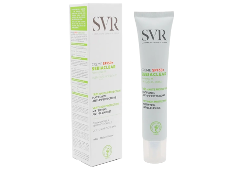 SVR Sebiaclear Crème SPF50+ | Protector Solar Anti-Imperfecciones